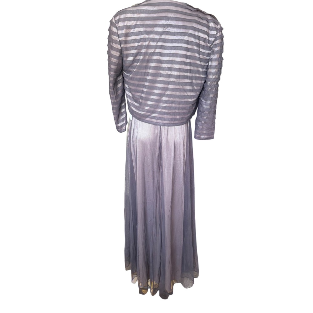 Patra Lavender Mother Of The Bride Dress 8P NWT Two Piece Dress Bolero Jacket - Picture 6 of 16